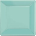 Amscan 7x 7 Robins Egg Blue Square Plate, 9/Pack, 20 Per Pack (64020.121)