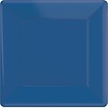 Amscan 10 x 10 Royal Blue Square Plate, 4/Pack, 20 Per Pack (69920.105)