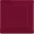 Amscan 10 x 10 Berry Square Plate, 4/Pack, 20 Per Pack (69920.27)