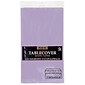 Amscan Plastic Tablecover, 54" x 108", Lavender, 12/Pack (77015.04)