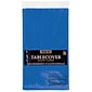 Amscan 54" x 108" Royal Blue Plastic Tablecover, 12/Pack (77015.105)