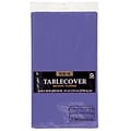 Amscan Plastic Tablecover, 54 x 108, Purple, 12/Pack (77015.106)