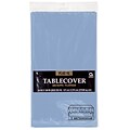 Amscan 54 x 108 Pastel Blue Plastic Tablecover, 12/Pack (77015.108)