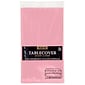Amscan 54" x 108" Pink Plastic Tablecover, 12/Pack (77015.109)