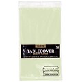 Amscan Plastic Table Cover, 54L x 108W, Leaf Green, 12/Pack (77015.115)
