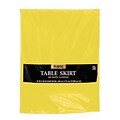 Amscan 14 x 29 Sunshine Plastic Tableskirt, 4/Pack (77025.09)