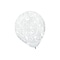 Amscan Clear with White Scroll Latex Balloons; 12, 9/Pack, 6 Per Pack (113048)