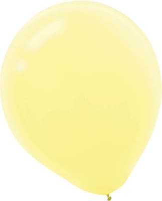 Amscan Solid Pastel Latex Balloons, 12, Assorted, 18/Pack, 15 Per Pack (113200.99)