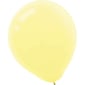 Amscan Solid Pastel Latex Balloons, 12", Assorted, 18/Pack, 15 Per Pack (113200.99)