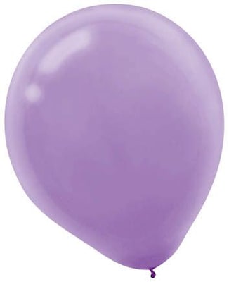 Amscan Solid Color Packaged Latex Balloons, 12, Lavender, 4/Pack, 72 Per Pack (113250.04)
