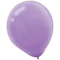 Amscan Solid Color Packaged Latex Balloons, 12", Lavender, 4/Pack, 72 Per Pack (113250.04)
