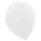 Amscan Packaged Solid Color Latex Balloons, 12'', White, 4/Pack, 72 Per Pack (113250.08)
