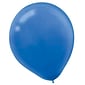 Amscan Solid Color Packaged Latex Balloons, 12", Bright Royal Blue, 4/Pack, 72 Per Pack (113250.105)