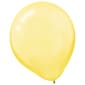 Amscan Pearlized Latex Balloons Packaged, 12'', 3/Pack, Yellow Sunshine, 72 Per Pack (113251.09)