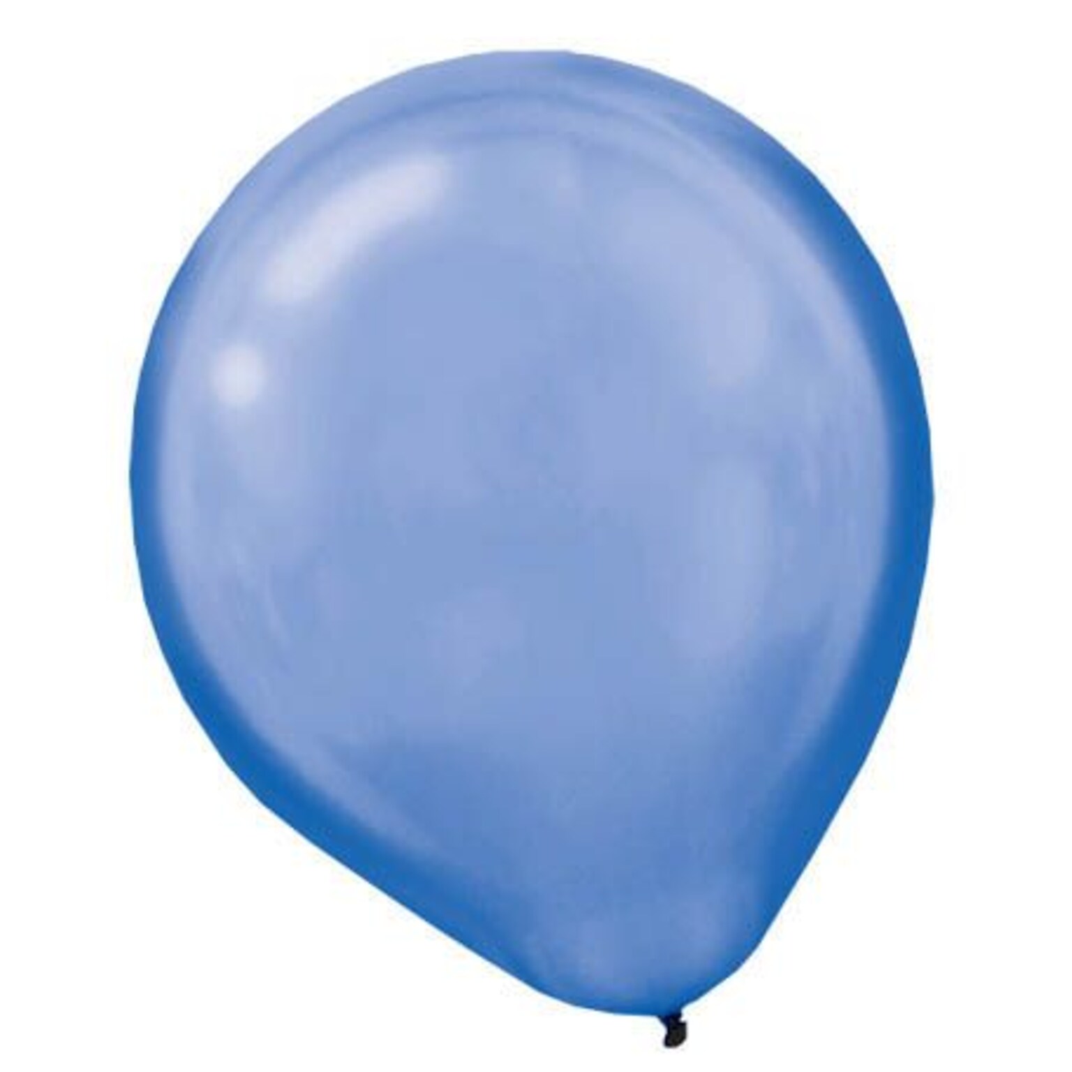 Amscan Pearlized Packaged Latex Balloons, 12, Bright Royal Blue, 3/Pack, 72 Per Pack (113251.105)