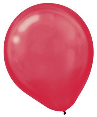 Amscan Pearlized Latex Balloons Packaged, 12, 3/Pack, Assorted, 72 Per Pack (113251.99)