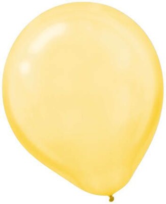 Amscan Pearlized Latex Balloons Packaged, 12'', 3/Pack, Assorted, 72 Per Pack (113251.99)