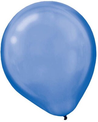 Amscan Pearlized Latex Balloons Packaged, 12'', 3/Pack, Assorted, 72 Per Pack (113251.99)