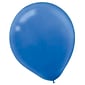 Amscan Solid Color Packaged Latex Balloons, 12'', Bright Royal Blue, 18/Pack, 15 Per Pack (113252.105)
