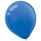Amscan Solid Color Packaged Latex Balloons, 12, Bright Royal Blue, 18/Pack, 15 Per Pack (113252.10
