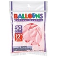 Amscan Solid Color Packaged Latex Balloons, 12, New Pink, 18/Pack, 15 Per Pack (113252.109)