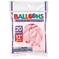 Amscan Solid Color Packaged Latex Balloons, 12", New Pink, 18/Pack, 15 Per Pack (113252.109)