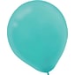 Amscan Solid Color Packaged Latex Balloons, 12", Robin's Egg Blue, 18/Pack, 15 Per Pack (113252.121)