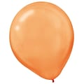 Amscan Pearlized Packaged Latex Balloons, 12, Orange Peel, 16/Pack, 15 Per Pack (113253.05)