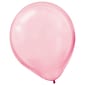 Amscan Pearlized Latex Balloons Packaged, 12'', 16/Pack, New Pink, 15 Per Pack (113253.109)