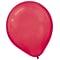 Amscan Pearlized Packaged Latex Balloons, 12, Apple Red, 16/Pack, 15 Per Pack (113253.4)