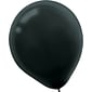 Amscan Solid Color Latex Balloons Packaged, 9'', 18/Pack, Black, 20 Per Pack (113255.1)