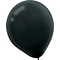 Amscan Solid Color Latex Balloons Packaged, 9, 18/Pack, Black, 20 Per Pack (113255.1)