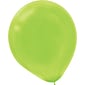 Amscan Solid Color Latex Balloons Packaged, 9'', 18/Pack, Kiwi, 20 Per Pack (113255.53)