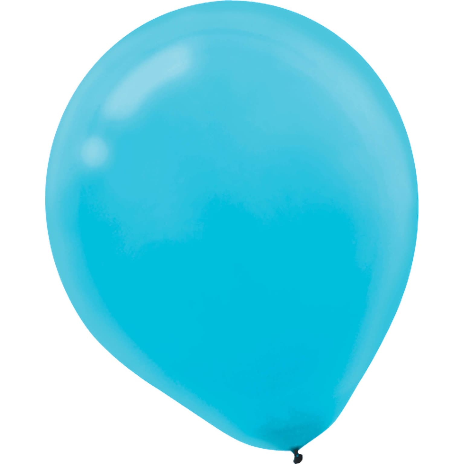 Amscan Solid Color Latex Balloons Packaged, 9, 18/Pack, Caribbean Blue, 20 Per Pack (113255.54)