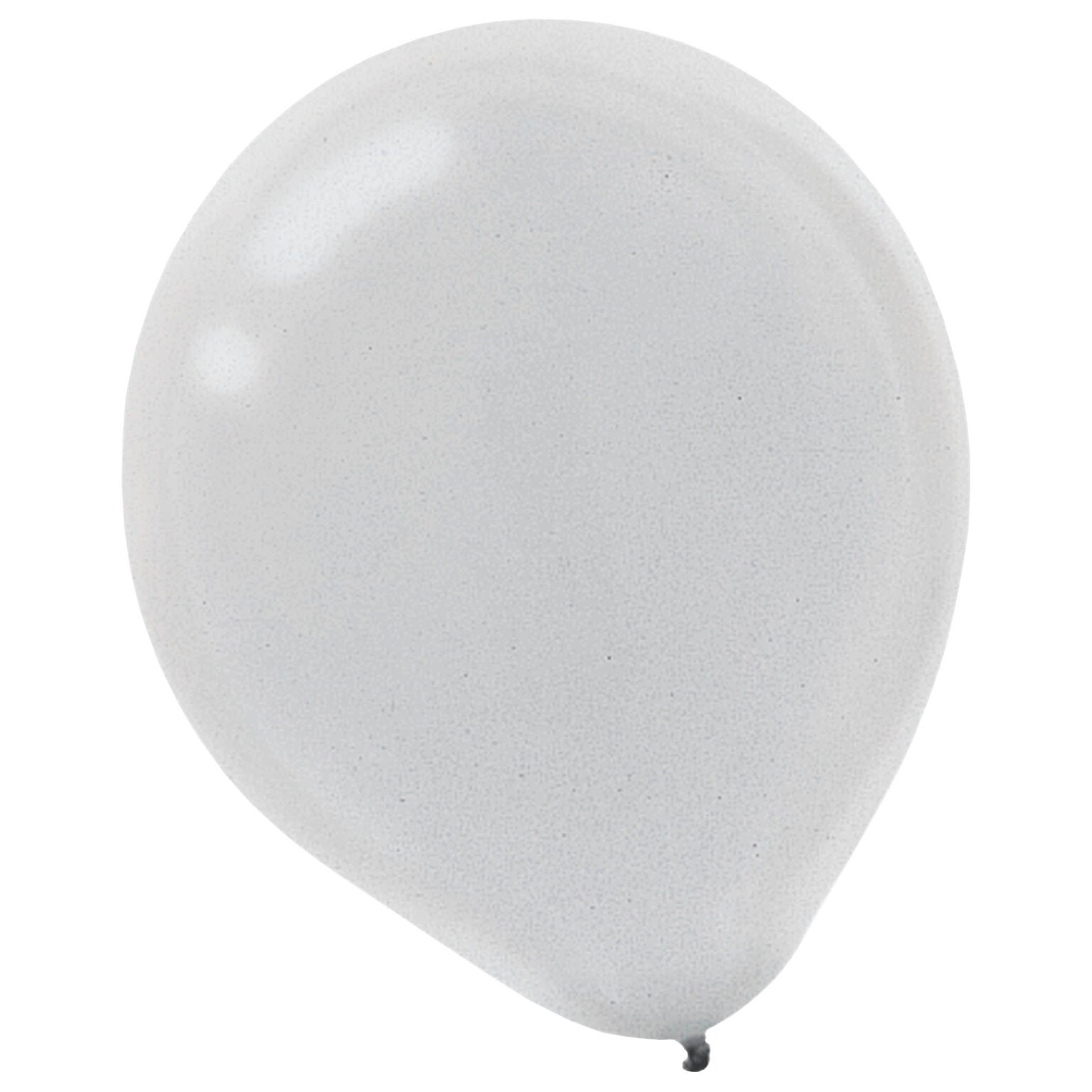 Amscan Pearl Latex Balloons, 18/Pack, Silver, 20 Per Pack (115255.18)