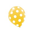 Amscan Primary Colored Dots Latex Balloons, 12, 3/Pack, Assorted, 20 Per Pack (115496)