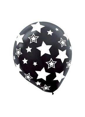 Amscan Stars Latex Balloons, 12, 3/Pack, Assorted, 20 Per Pack (115500)