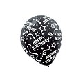 Amscan Birthday Confetti Latex Balloons, 12, Assorted, 3/Pack, 20 Per Pack (115501)
