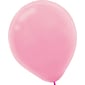 Amscan Solid Color Packaged Latex Balloons, 5", New Pink, 6/Pack, 50 Per Pack (115920.109)