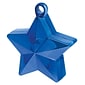 Amscan Star Foil Balloon Weights, 6oz, Blue, 12/Pack (117800.01)