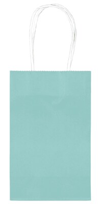 Amscan Kraft Paper Bag, 8.25 x 5.25, Robins Egg Blue, 4/Pack, 10 Bags/Pack (162500.121)