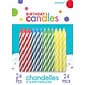 Amscan Spiral Birthday Candles, 2.5'', Multicolored, 12/Pack, 24 Per Pack (170002.99)