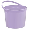 Amscan Plastic Bucket; 6.25, Lavender, 12/Pack (268902.04)