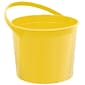 Amscan Plastic Bucket; 6.25", Sunshine Yellow, 12/Pack (268902.09)