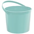 Amscan Plastic Bucket; 6.25, Robins Egg Blue, 12/Pack (268902.121)