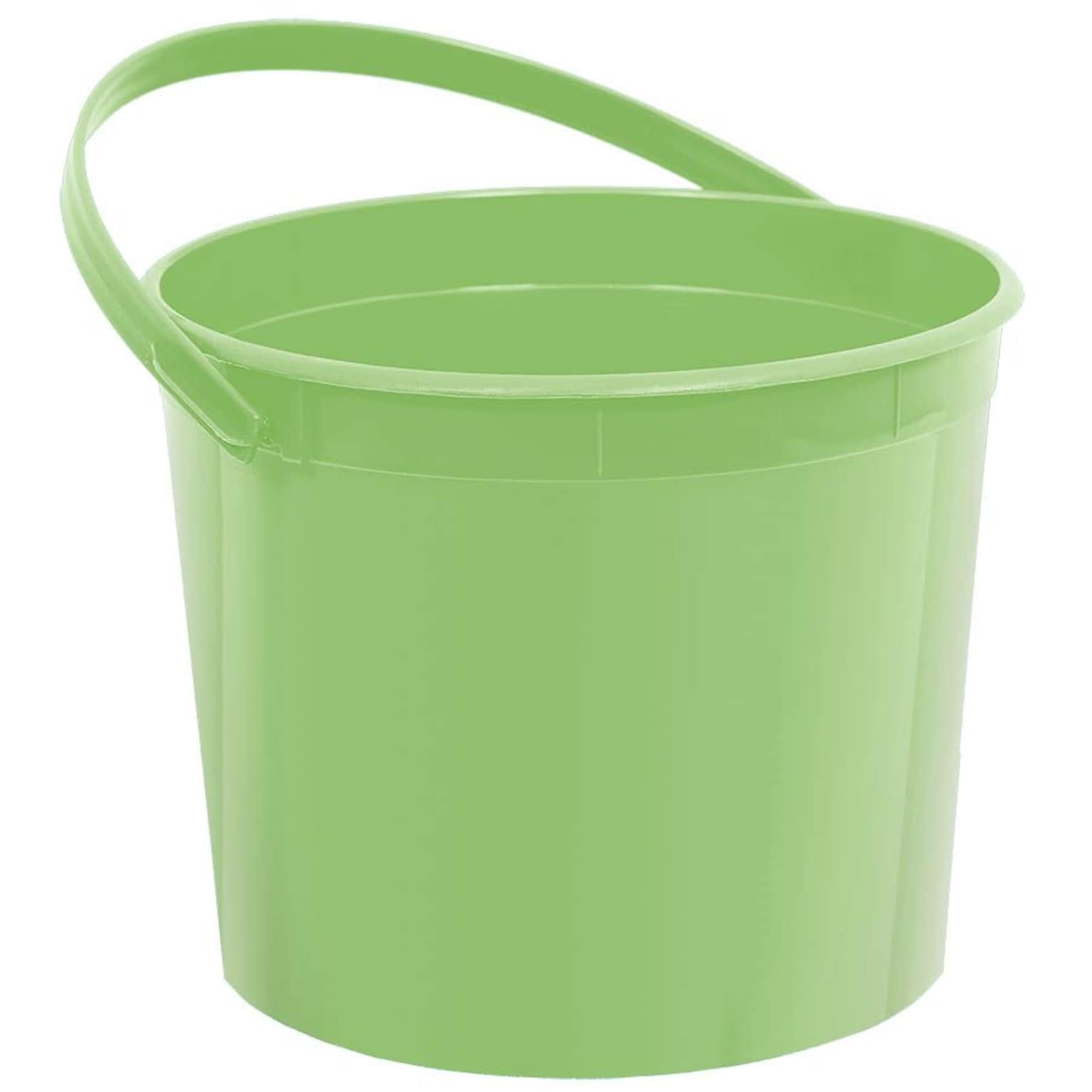 Amscan Plastic Bucket; 6.25, Kiwi, 12/Pack (268902.53)