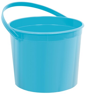 Amscan Plastic Bucket; 6.25 Blue 12pk