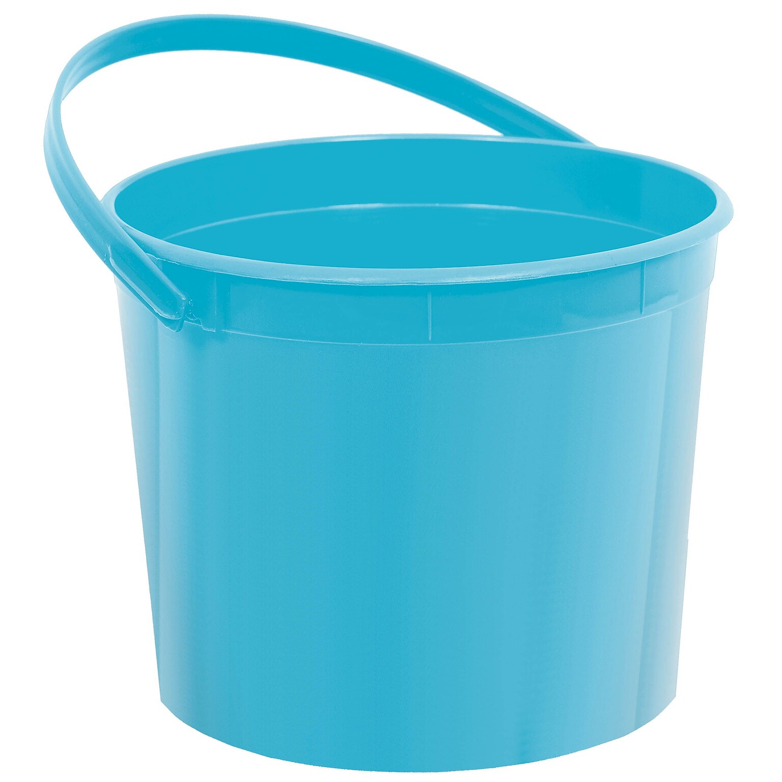Amscan Plastic Bucket; 6.25, Caribbean Blue, 12/Pack (268902.54)