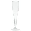 Amscan Champagne Flutes, Clear, 2/Pack, 20 Per Pack (350103.86)