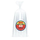 Amscan Clear Plastic Tumbler, 3/Pack, 32 Per Pack (350365.86)